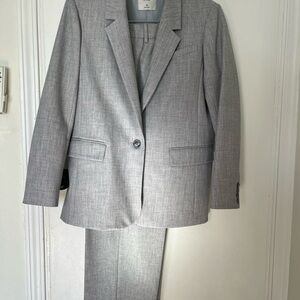 Abercrombie & Fitch Light Gray Blazer and Trousers